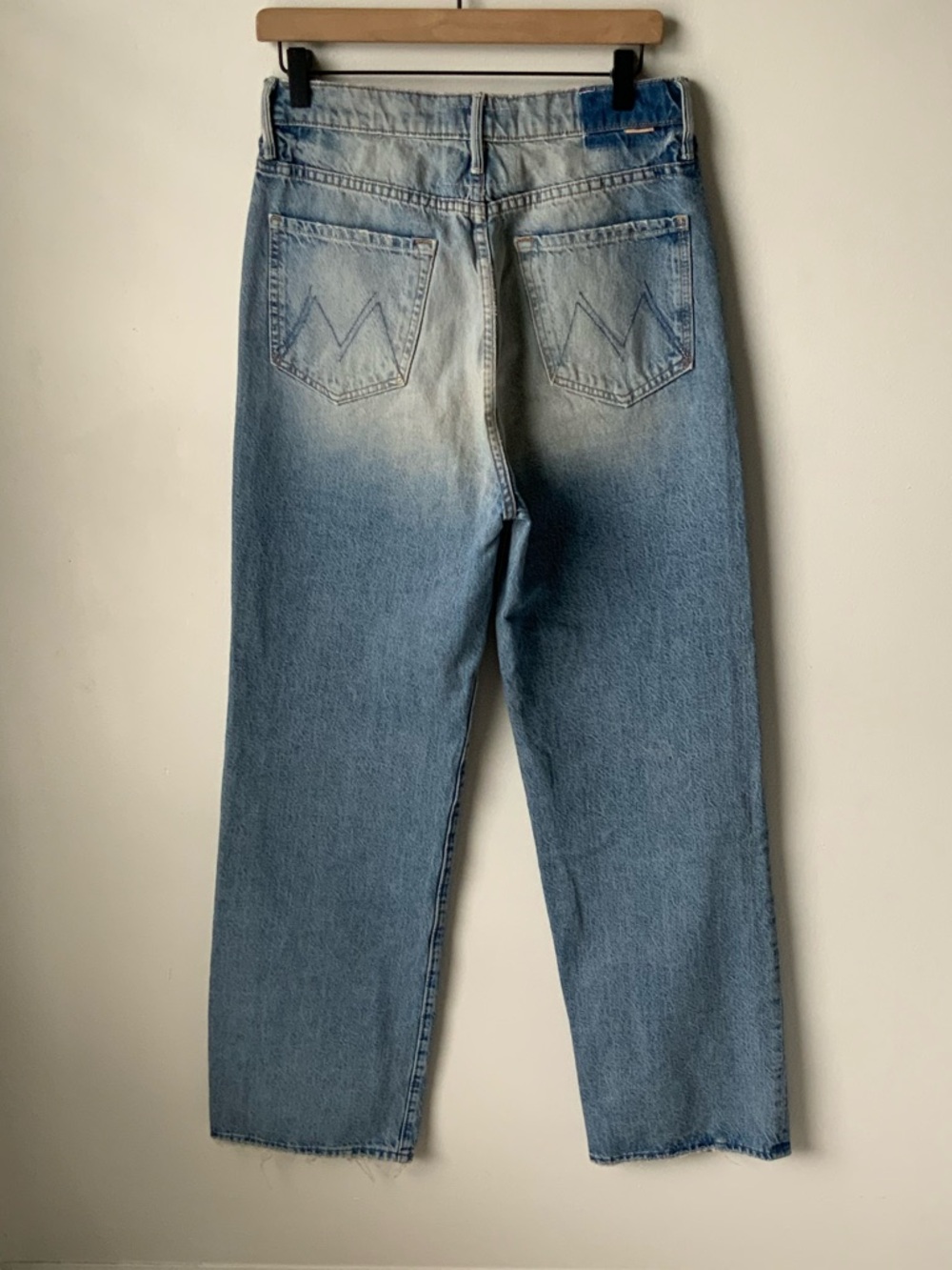 MOTHER SUPERIOR Jeans High-Waisted Tunnel Vision Sneak Other Side Blue Size 28 - Picture 3 of 13